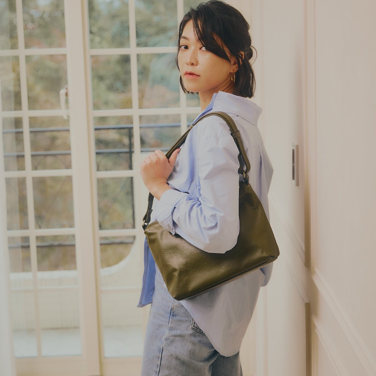 Elvira Full Grain Shoulder Bag