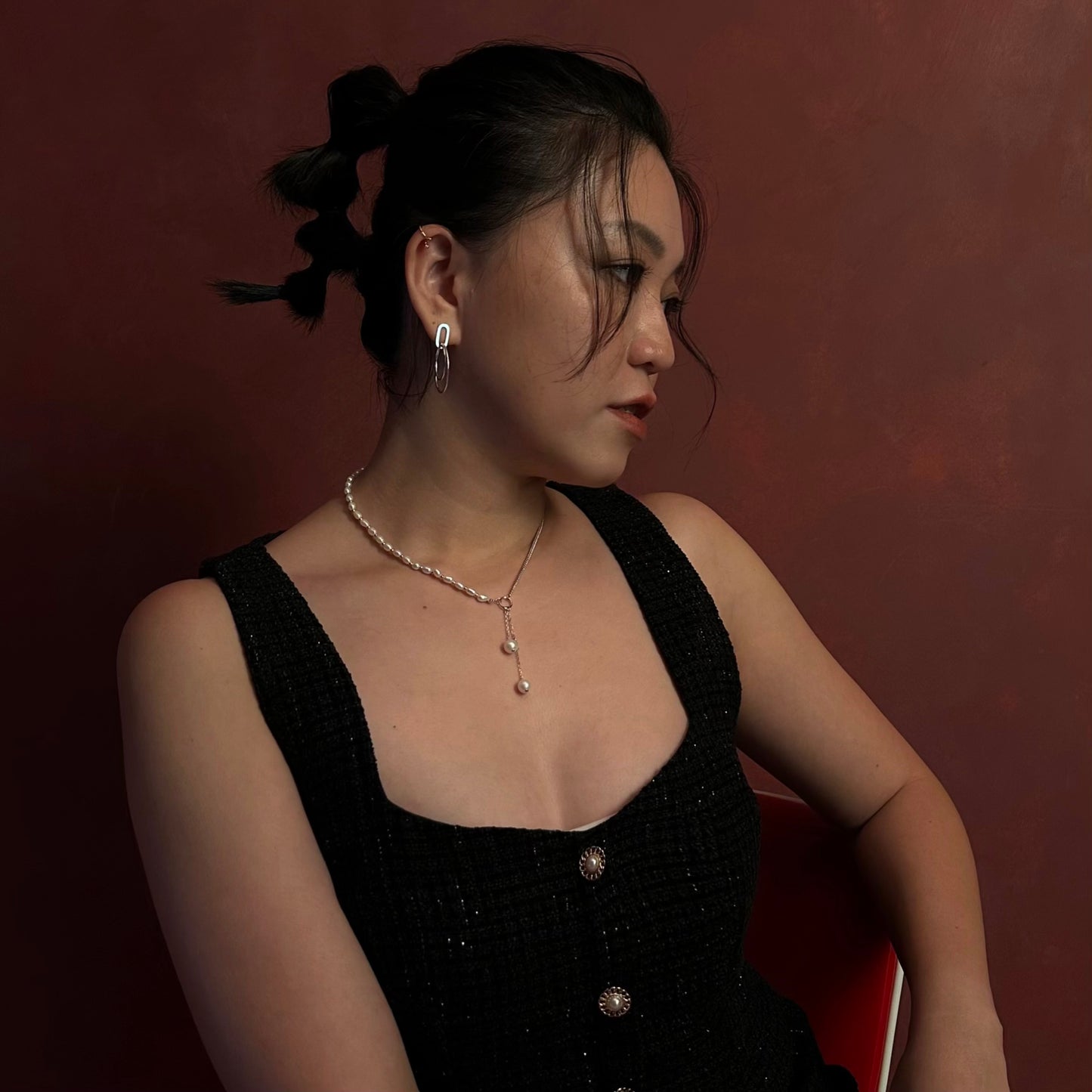 Clara 半鍊珍珠項鍊