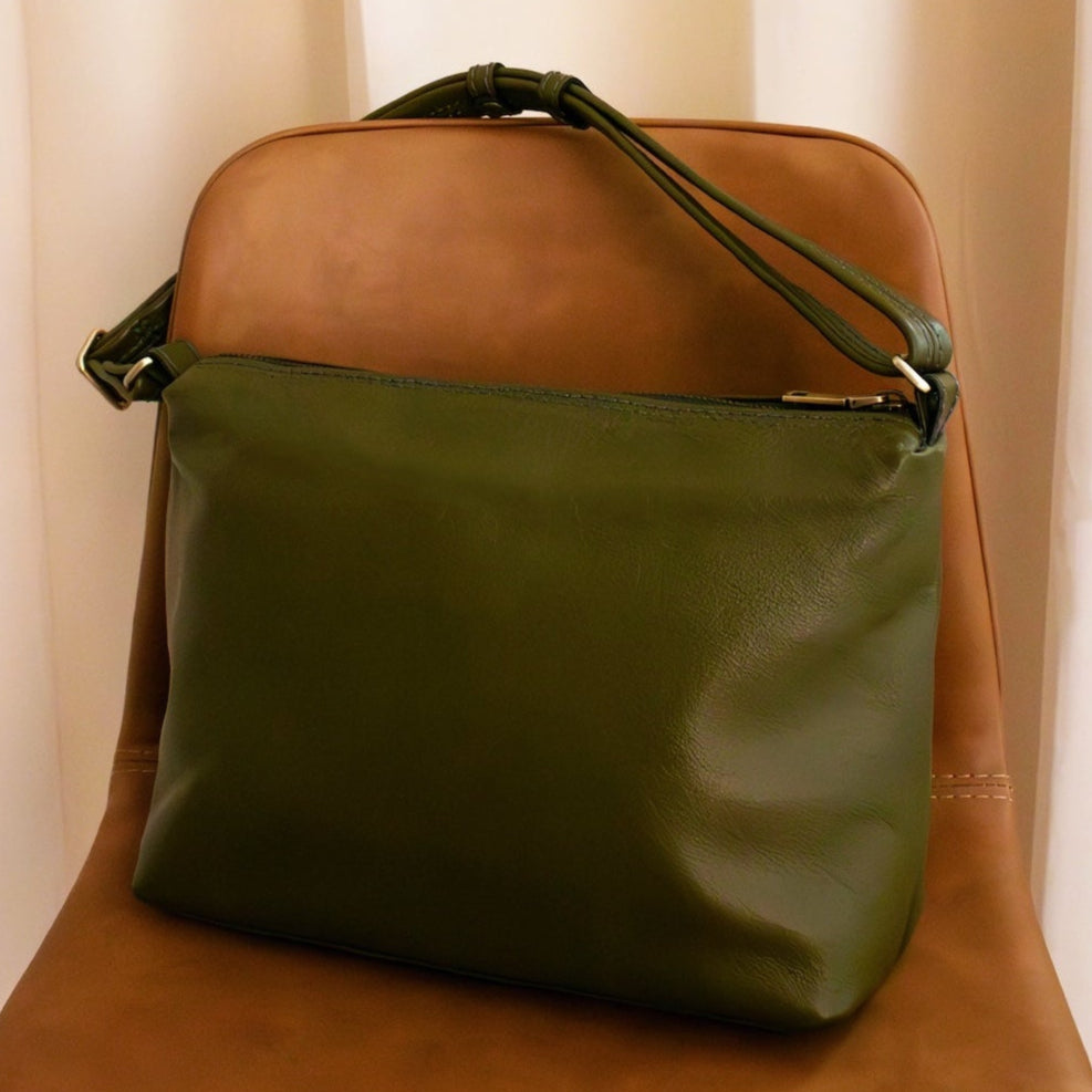 Elvira Full Grain Shoulder Bag