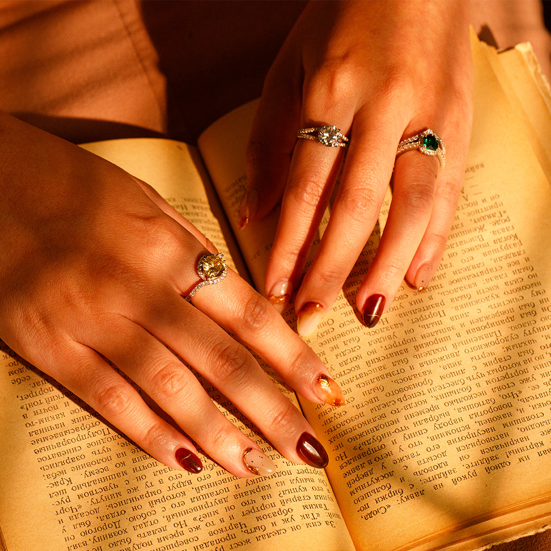 Mira 單鑽白鋯銀戒