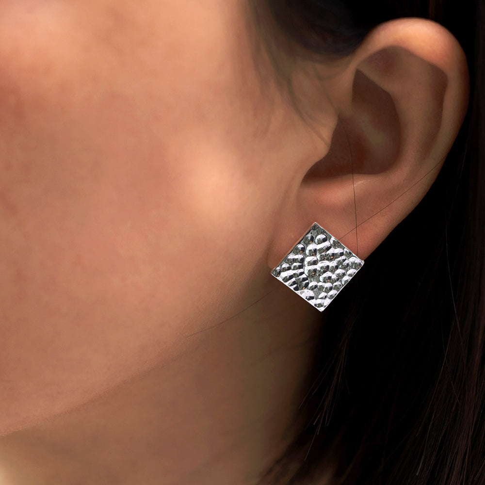 Hazel Square Earrings