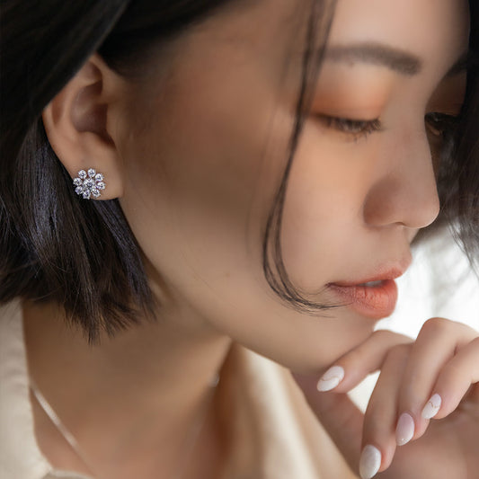 Lyra 煙花閃鑽耳環