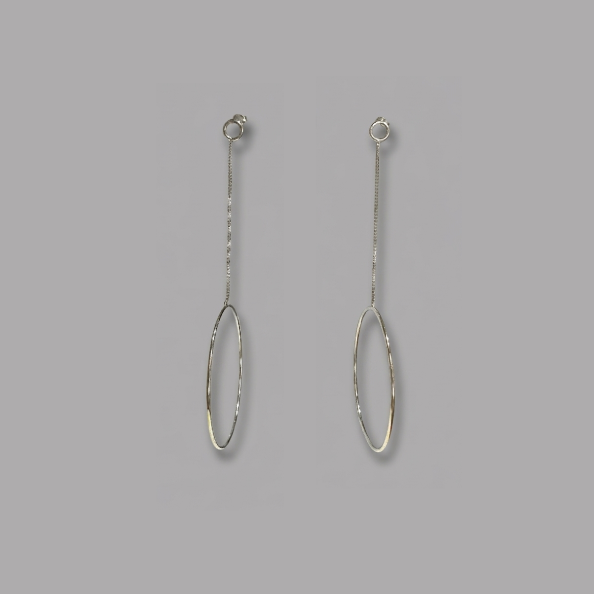 Celeste 細鏈纏繞圓環耳環