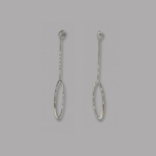 Celeste 細鏈纏繞圓環耳環