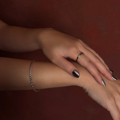 Aiden 冷調麻花手環