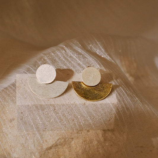  Ophira Dual Shape Circle Earrings 