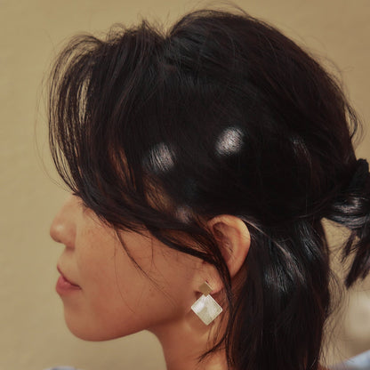 Orla  雙型菱形耳環