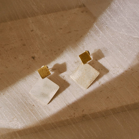  Orla Rhombus Dual Earrings 